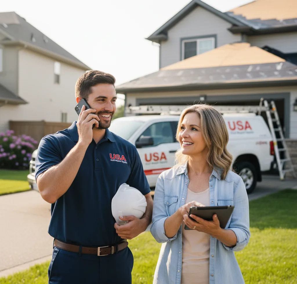 USA Roof Repair Experts customer support in Wind Gap